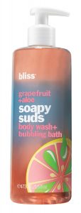 bliss grapefruit+aloe soapy suds